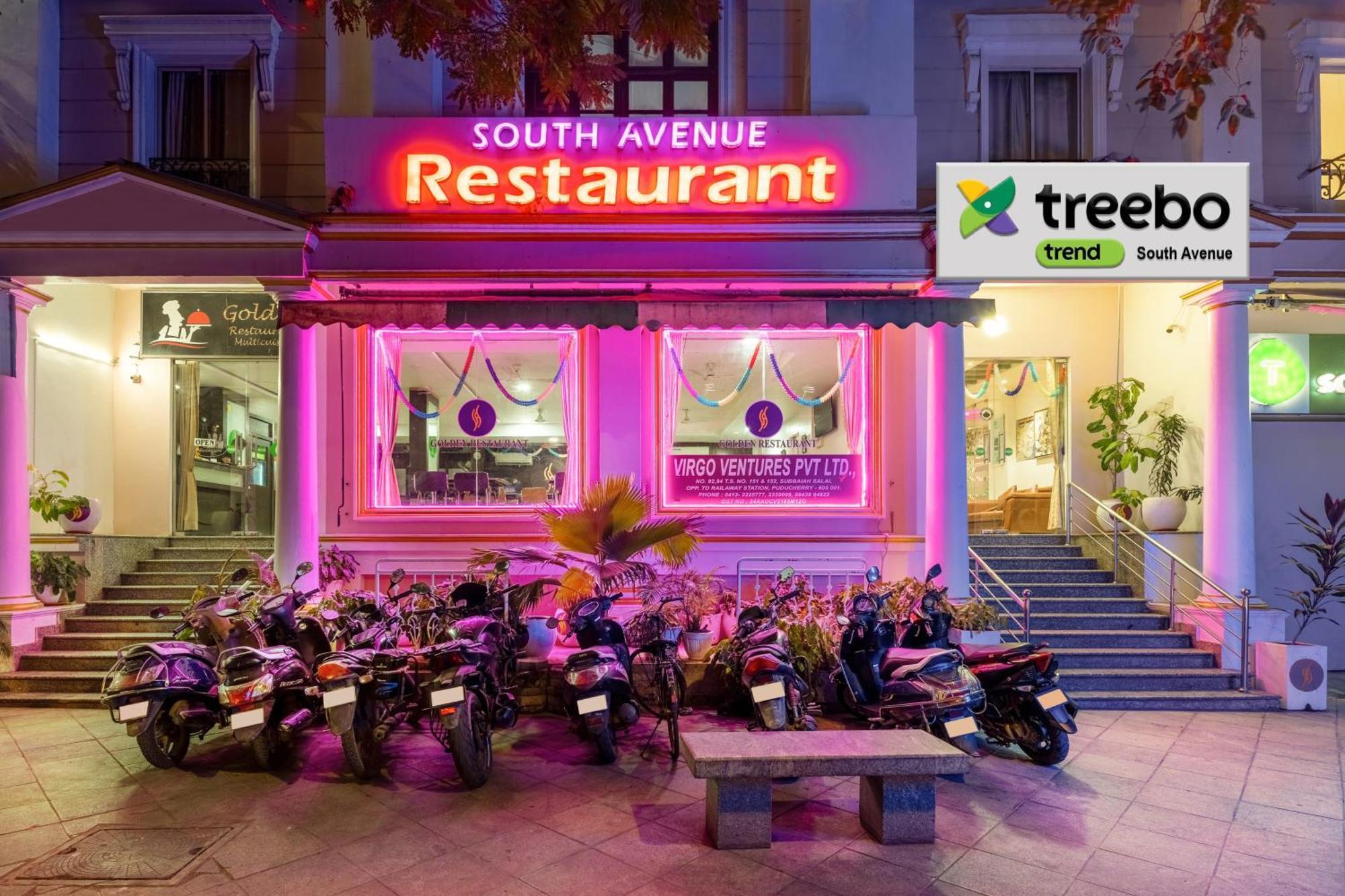Treebo South Avenue, 700 Mts From Promenade Beach Пондичери Екстериор снимка